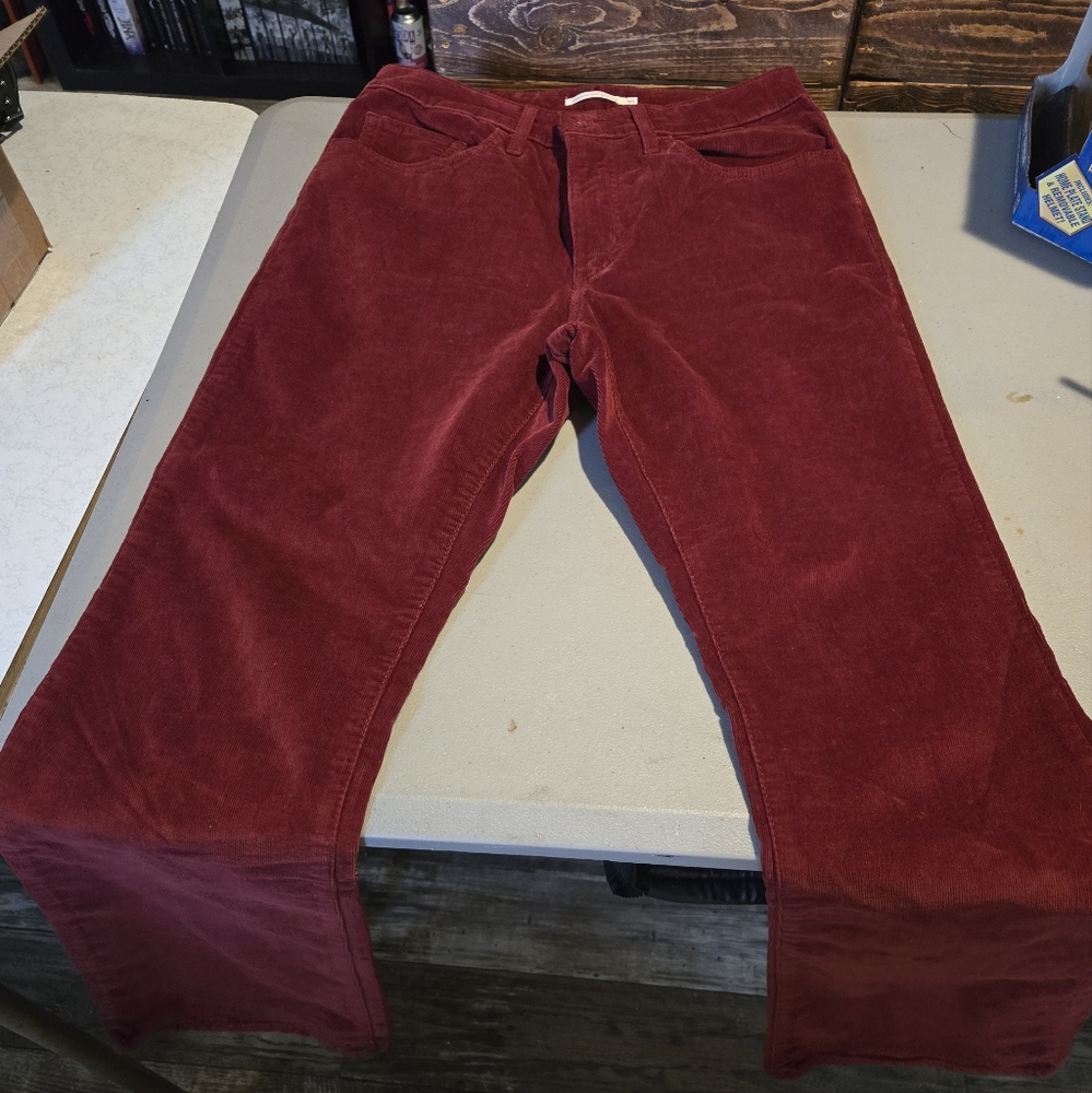 Levi corduroy pants.